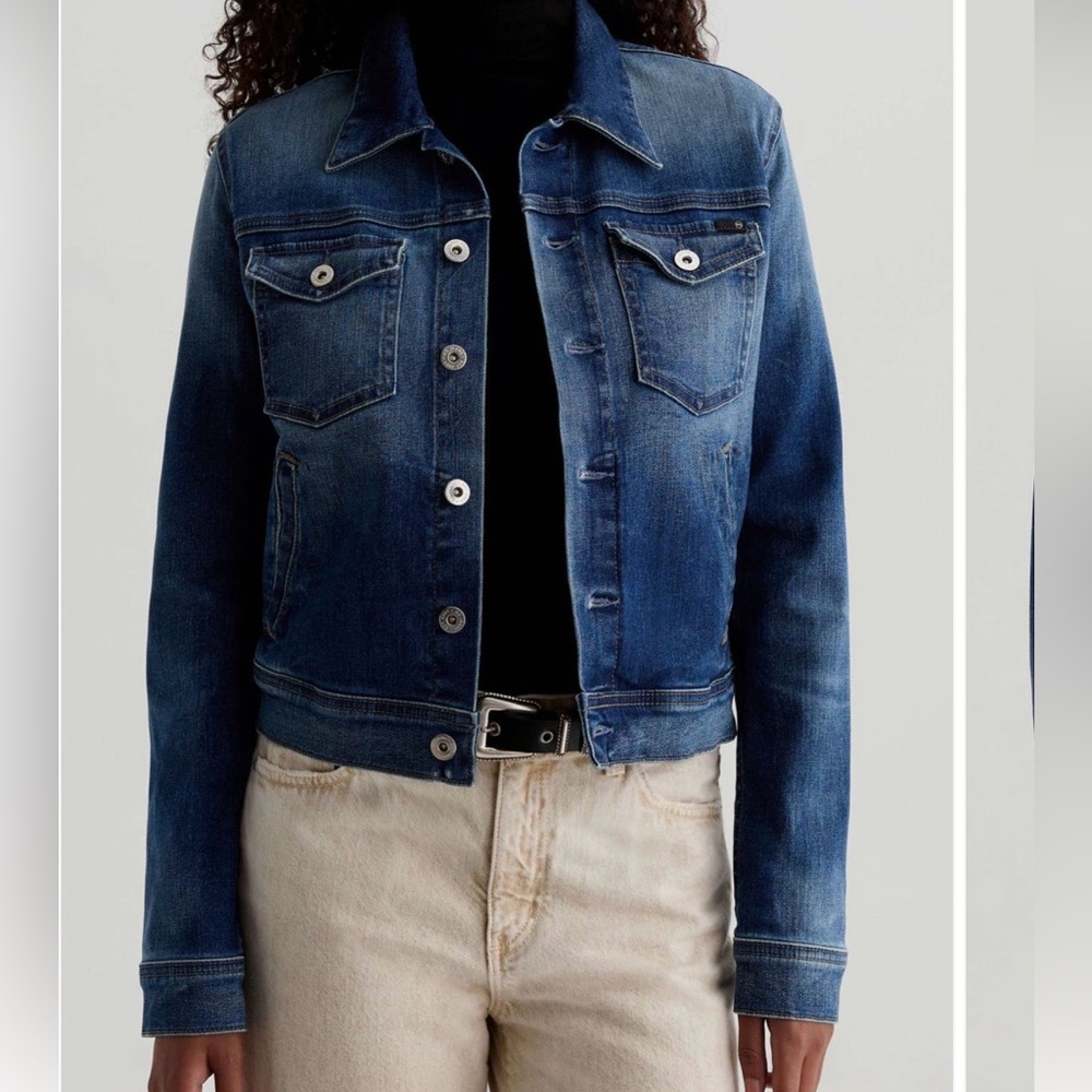 AG Jeans Women's Robyn Fitted Denim Jacket